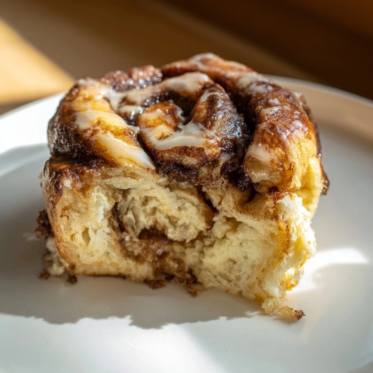 Warm and comforting: freshly baked cinnamon swirl pull-apart bread, a perfect dessert or morning treat.