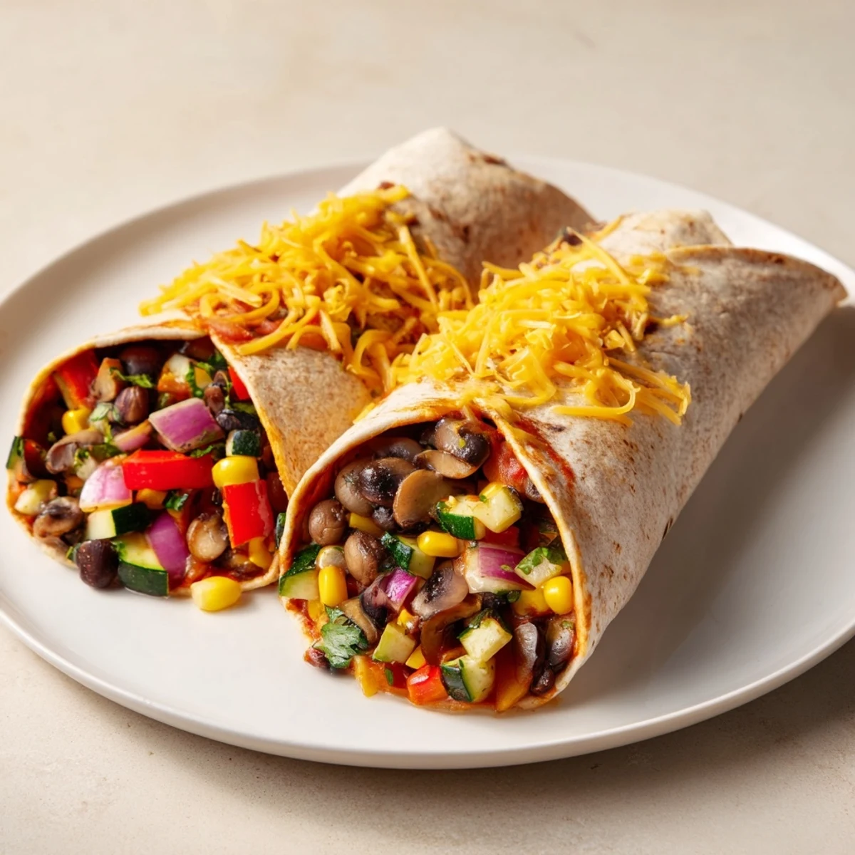 Farmers Market Vegetarian Enchiladas