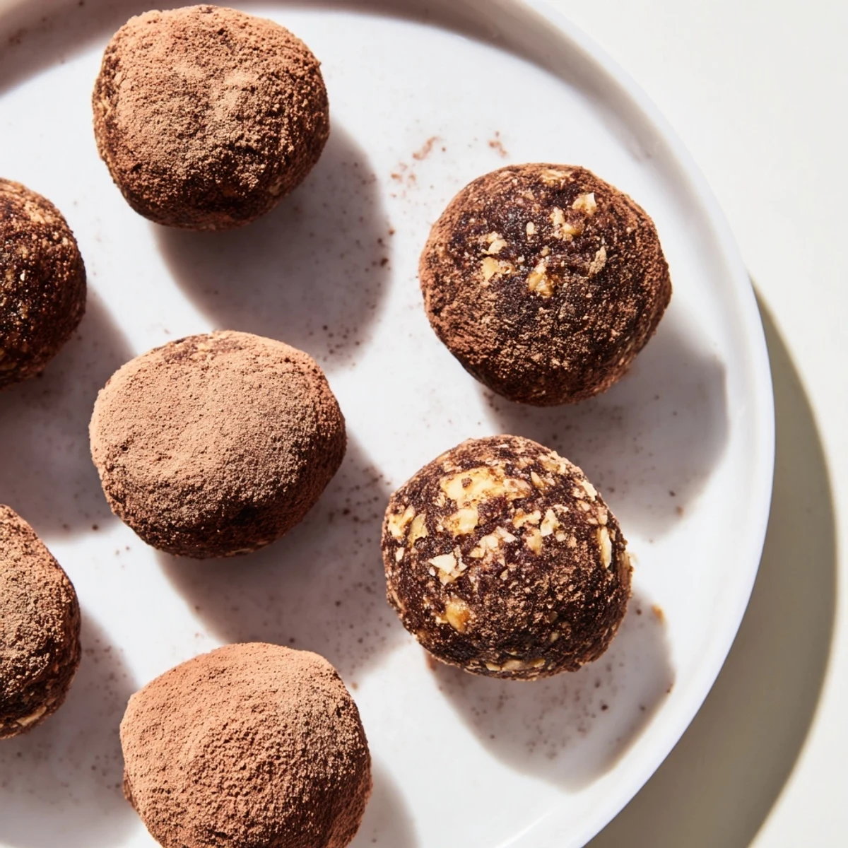 Serve these delicious Date & Walnut Truffles; a healthy dessert with the perfect balance of flavors!