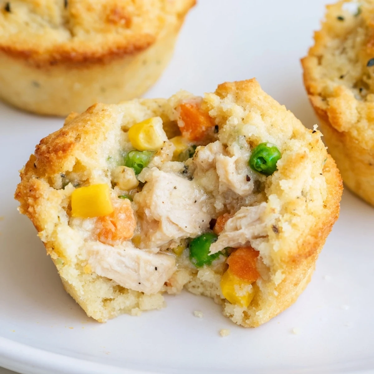 Mini Chicken Cornbread Muffins