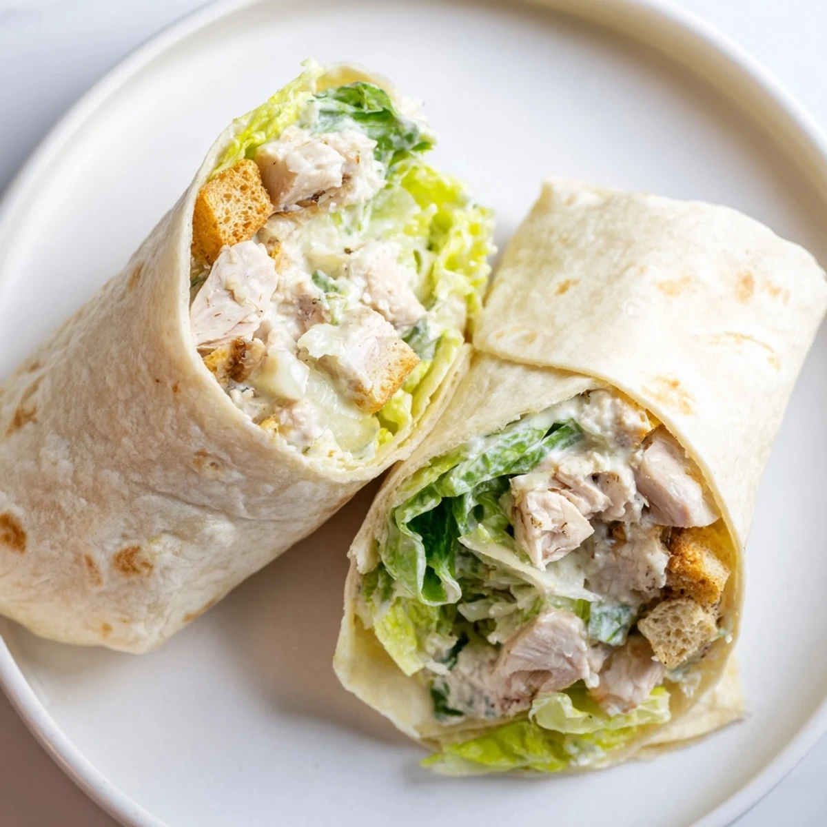 Chicken Caesar Wraps