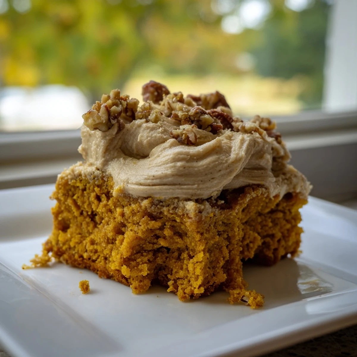 Pumpkin Bars Brown Sugar Frosting