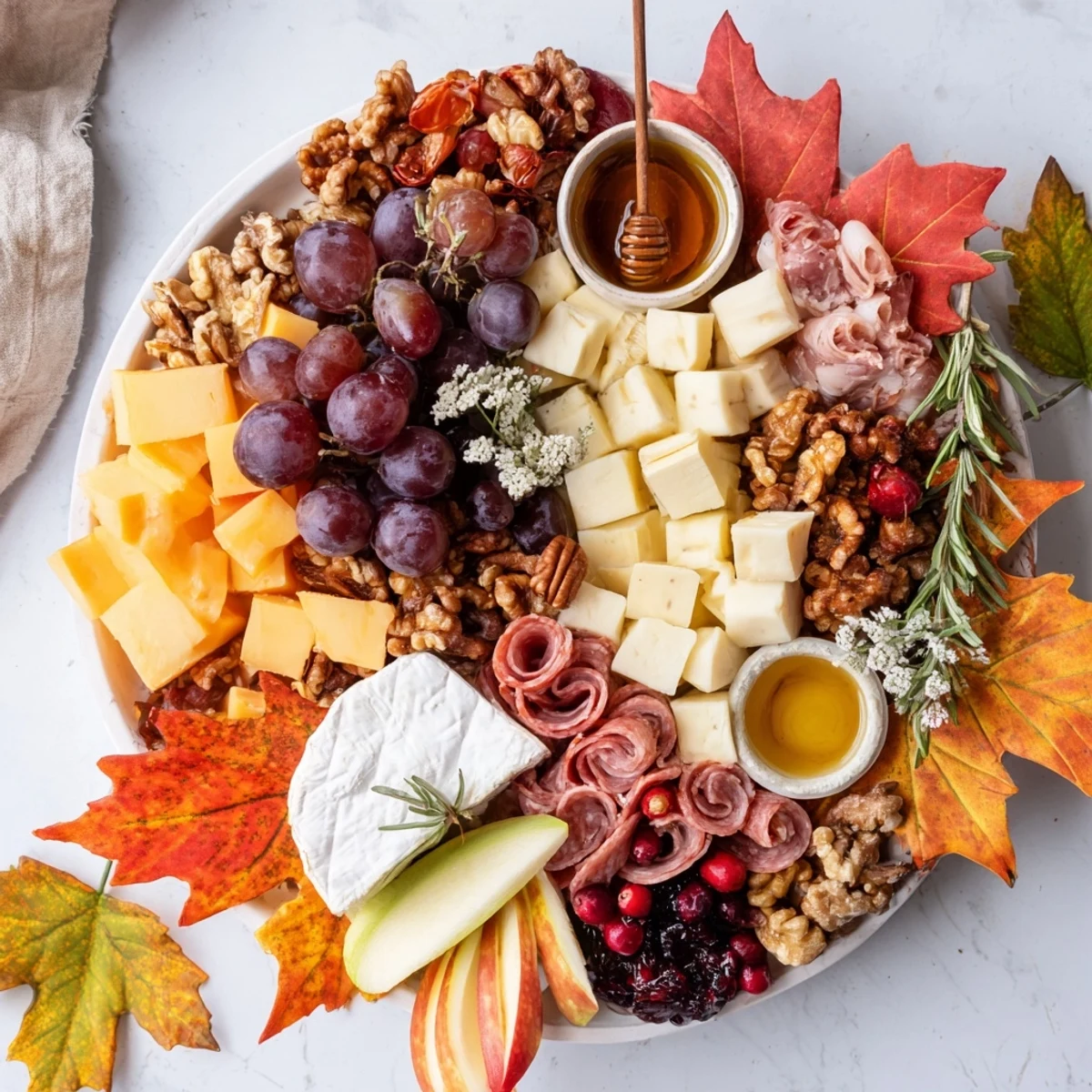 Maple Leaf Grazing Tray