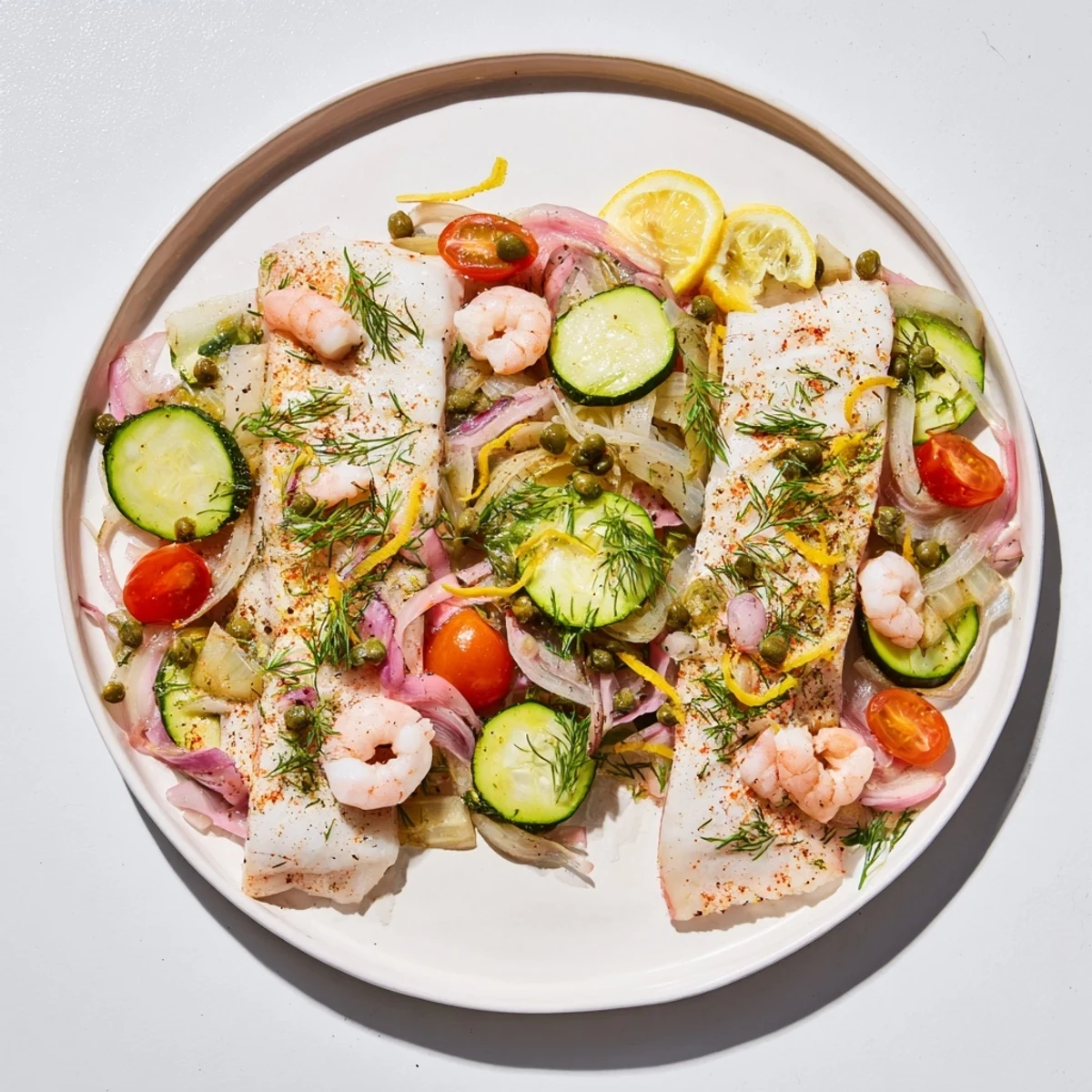 Imagine succulent "Plongeons dans lOcéan Poisson Bleu": pan-seared blue fish with colorful tomatoes and a hint of lemon.