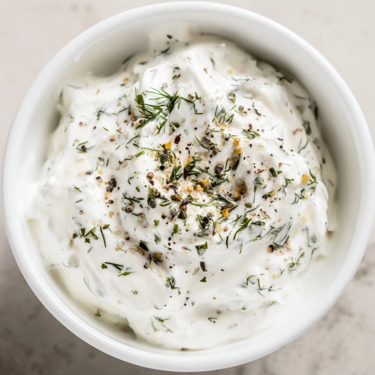 Greek Yogurt Ranch Dip, a creamy, herb-filled dip perfect for dipping crunchy veggies.