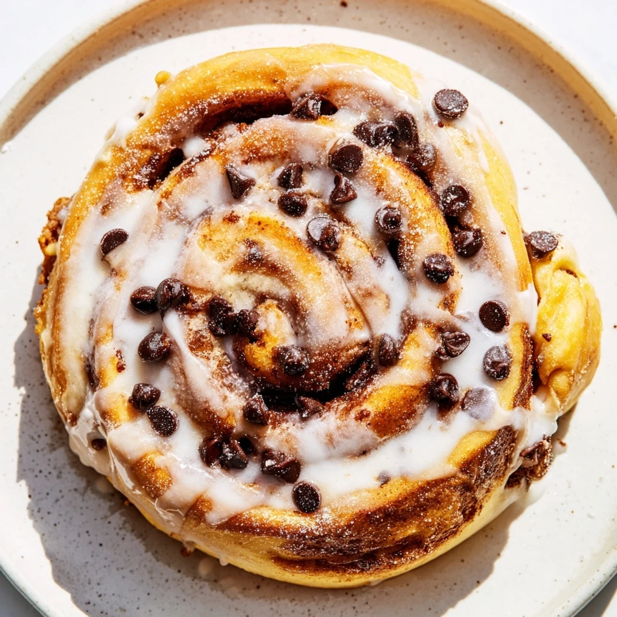 Freshly baked Nutella Chocolate Chip Rolls with a gooey center, paired with a steaming cup of coffee on a cozy morning.