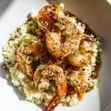 Ginger Garlic Shrimp Bowls