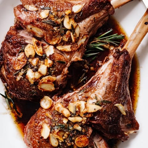 Garlic Rosemary Roast Lamb