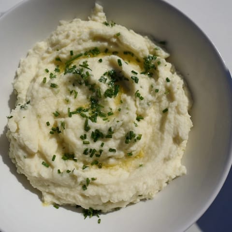Cauliflower Mash Garlic Lemon