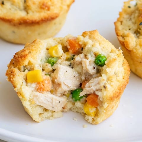 Mini Chicken Cornbread Muffins