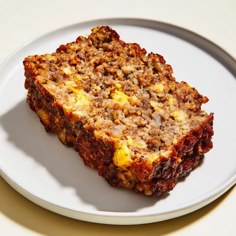 Warm and savory, a homemade Effortless Stove Top Stuffing Meatloaf is perfectly baked for dinner.