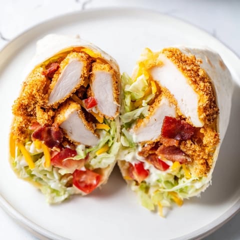 Crispy Chicken Bacon Wrap