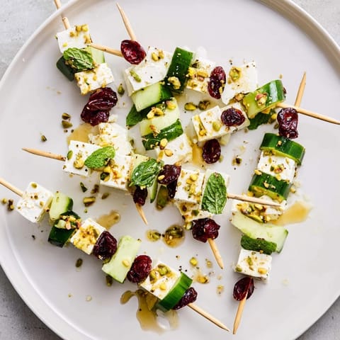 Holiday Cranberry-Feta Skewers