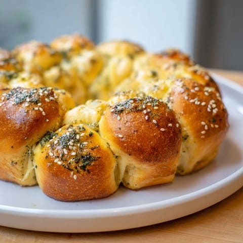 Festive Pull-Apart Bread Wreath