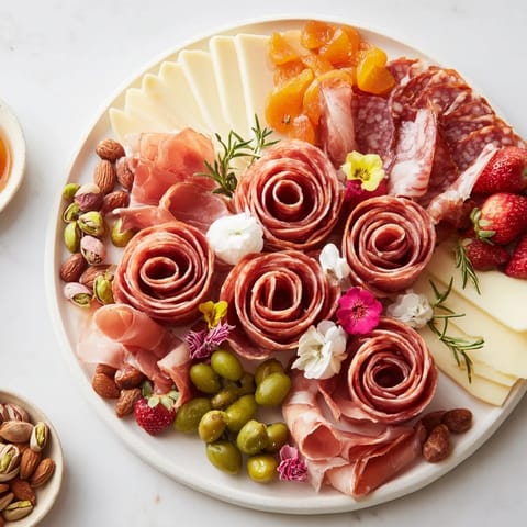 Meat and Cheese Rose Garden