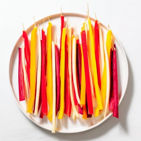Delicious Bonfire Warmth Centerpiece: colorful raw veggies arranged like a bonfire, ready to eat!