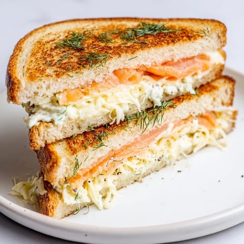 Smoked Salmon Grilled Cheese