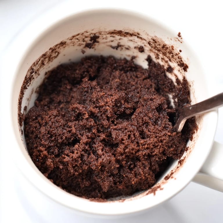 Delicious and easy, this Microwave Mug Cake is steaming hot, inviting you for a tasty treat.