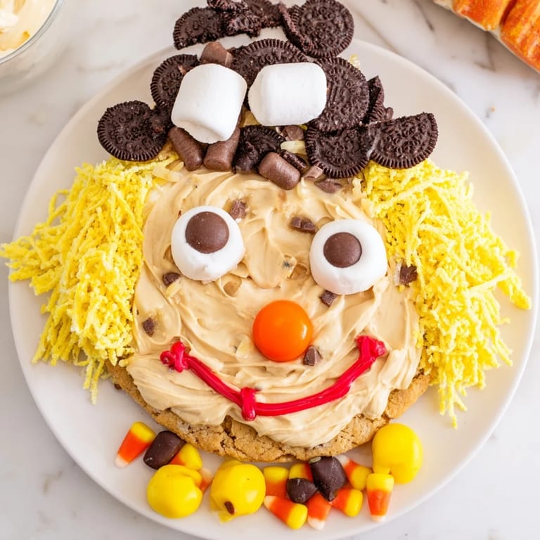 This easy-to-make Scarecrow Candy Platter is bursting with colorful, sweet, and festive candies.
