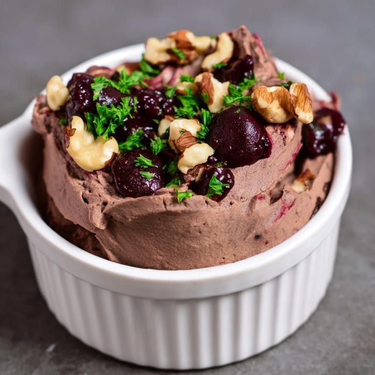 Delicious Velvet Underground appetizer, a stunning presentation of pâté, fruit preserves, and toasted nuts.