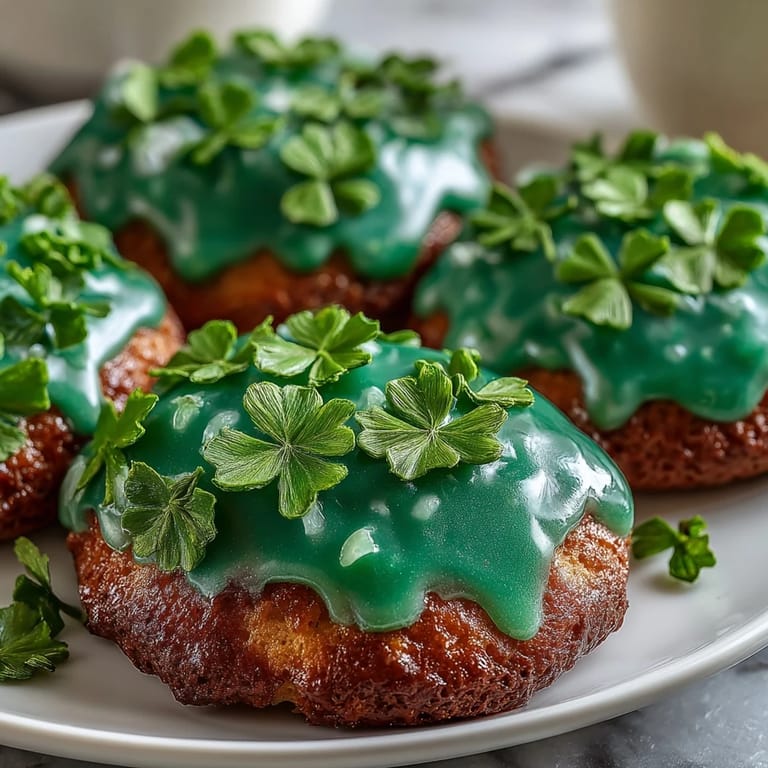 Buttery St. Patrick's Day shamrock cookies decorated with glossy green royal icing, ideal for festive gatherings.