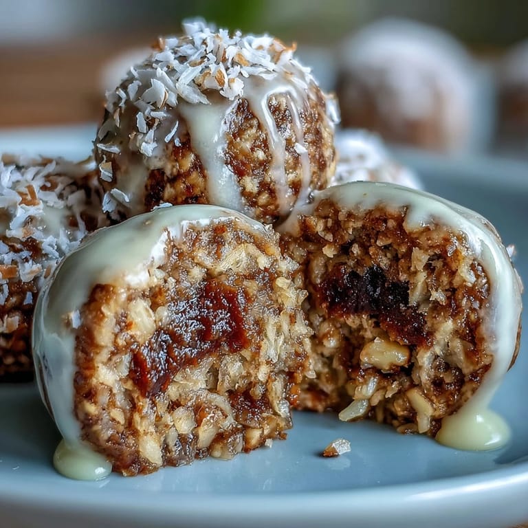 Coated in coconut and bursting with cozy carrot cake flavors, these bliss balls are a perfect grab-and-go treat.