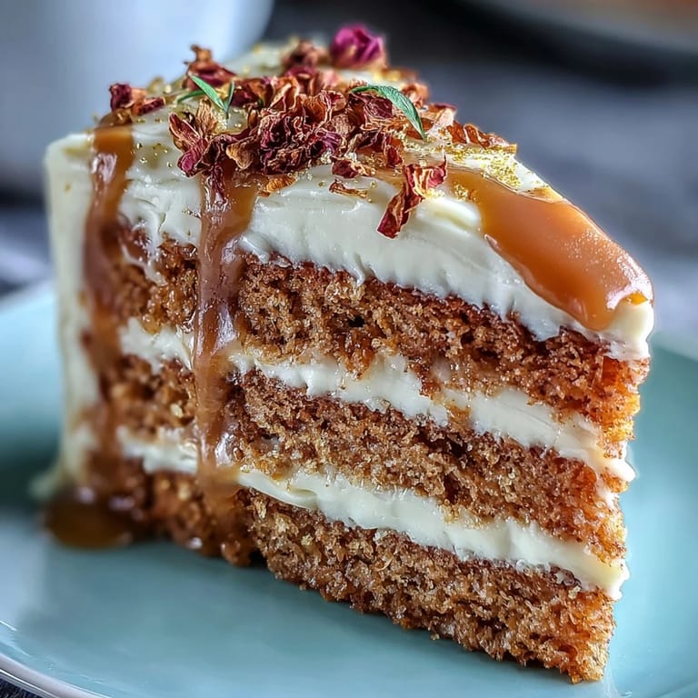 The Taurus Cake showcases earthy butterscotch layers, natural-toned floral buttercream, and delicate edible flowers for a grounded dessert.